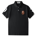 BAPE Embroidery Ape Head Logo Polo T-Shirt
