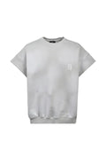 BREATH logo-embroidered short-sleeve sweater