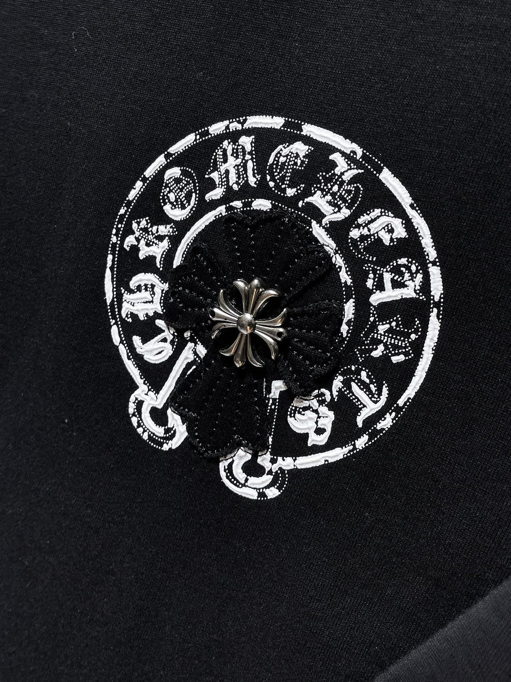 Chrome Hearts Cross Scroll Graphic Short-Sleeve T-Shirt